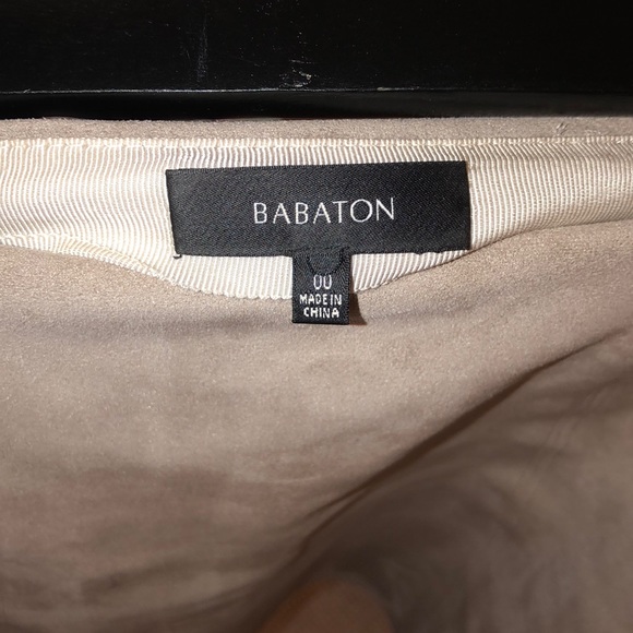 Babaton Suede Skirt - Picture 4 of 4
